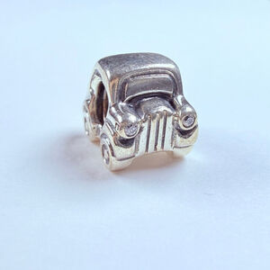 Pandora Beetle Car Automobile Cubic Zirconia Red CZ Sterling Silver ALE Charm